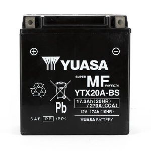 BATTERIE VÉHICULE Batterie YTX20A-BS AGM - Sans Entretien - Livrée Avec Pack Acide