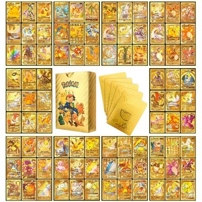 55 Pièces Cartes à Jouer Assorties Feuille d'Or VSTAR GX EX VMAX MEGA TAG TEAM Énergie Entraîneur Charizard Pikachu Cartes Pokémon Rares D22 acheter à prix bas - livraison gratuite, avis réels 55 Pièces Cartes à Jouer Assorties Feuille d'Or VSTAR GX EX VMAX MEGA TAG TEAM Énergie Entraîneur Charizard Pikachu Cartes Pokémon Rares D22 acheter à prix bas - livraison gratuite, avis réels