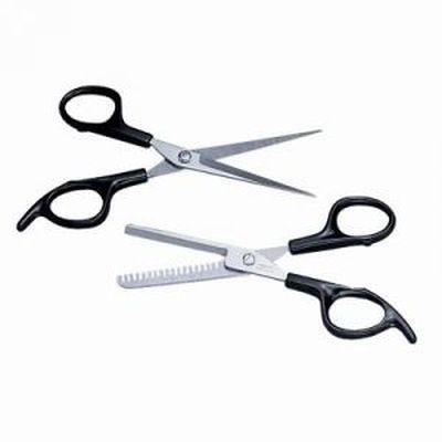 Lot De 3 Ciseaux Effileurs/désépaississants Pour Coiffeur - Longueur 15.5 Cm