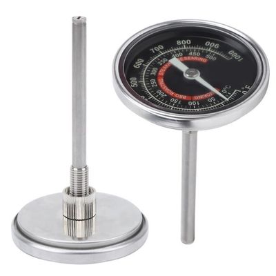 Thermomètre De Four à Cadran - Acier Inox, 0-400°C, Lecture Instantanée - Pour Four, Barbecue