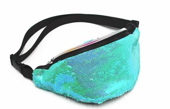 Sac Banane à Paillettes Meliyya Pour Femme - Sangle Réglable 90-136 Cm - Dimensions 33x10x15 Cm - Parfait Festival, Voyage, Quotidien - 2