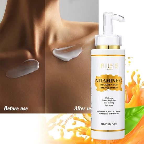 Lotion pour le corps Crème éclaircissante pour le corps, vitamine C
