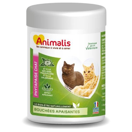 Animalis Bouchees Apaisantes Phytapaise Pour Chat 40g Cdiscount