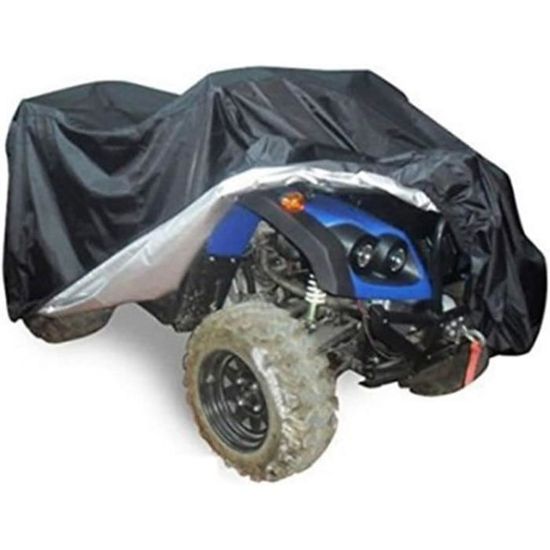 Housse De Moto Imperméable EMSMIL - 245x105x125 Cm - Tissu Oxford 190T - Protection Contre Pluie, UV Et Poussière