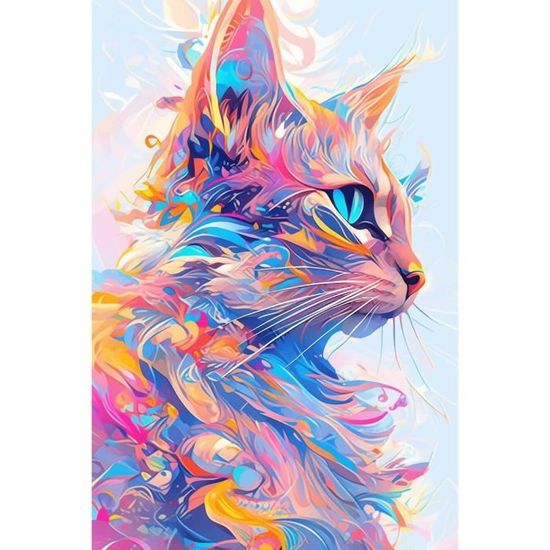 Kit broderie point de croix - Les chats - Luca-S