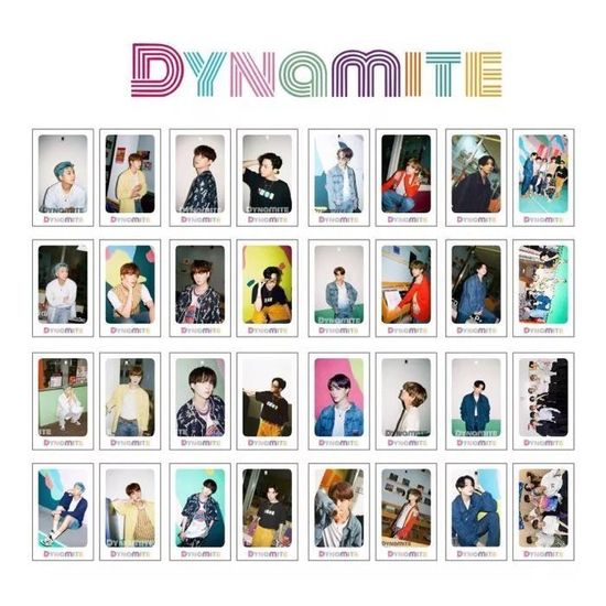 32 Lomo Card Bts Dynamite Cdiscount Beaux Arts Et Loisirs Creatifs