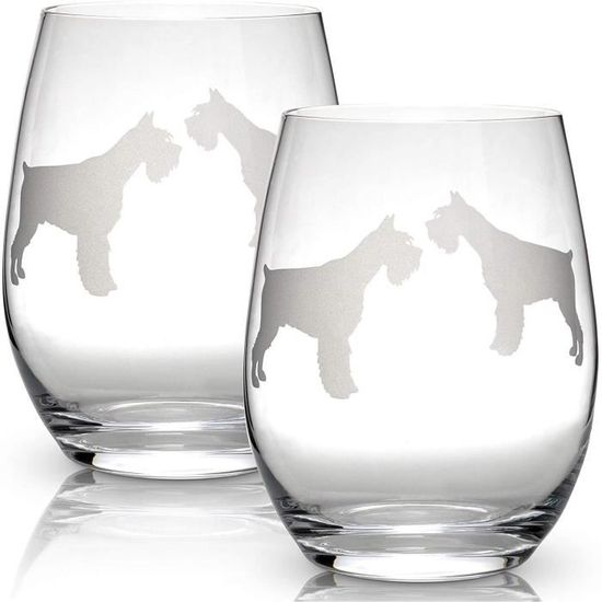Le Teckel Sel Poivre Mélange Ensemble Motif Chien Schnauzer Cadeau Saliere Et Poivriere De Table