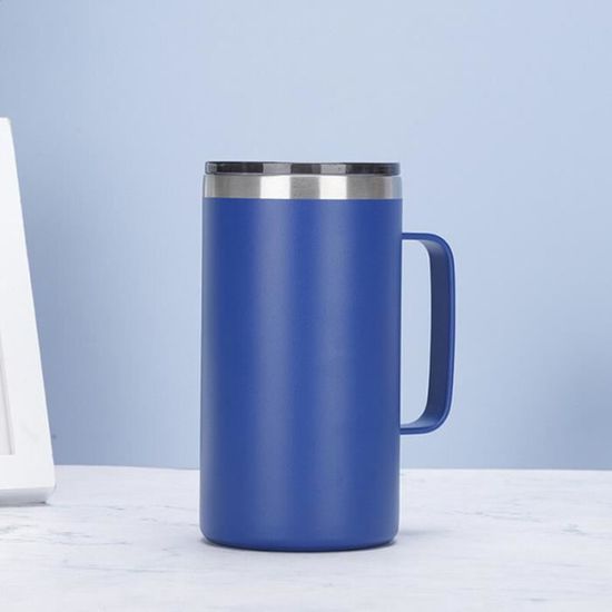 Gobelet Isotherme Bubba 24oz Bleu Acier Inoxydable Avec Couvercle – Occasion état Correct