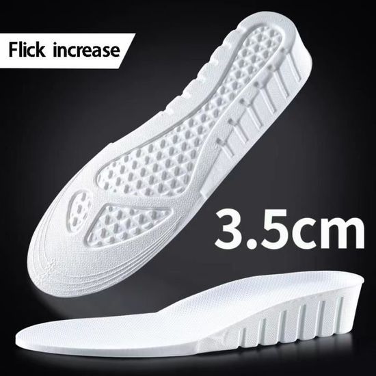color augmentateur de 3 5 CM taille EU39 40 250mm Chaussures de sport pour hommes et femmes en mousse a mem