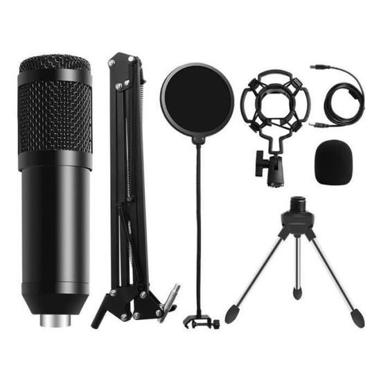 Bouclier De Microphone à 3 Panneaux Réglable Pour La Diffusion D'équipement