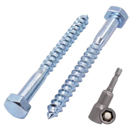 Kit de vis en acier inoxydable 4 pièces pour fixer le guidon à la perche sur les scooters électriques Ninebot E ES4 Remplace les fixations d'origine de la tige supérieure
