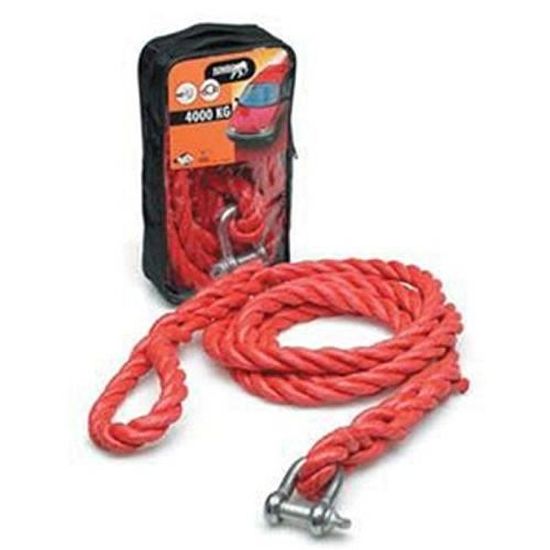 Câble De Remorquage Maypole 4000 Kg – Corde Remorquage 4 Mètres, Avec Panneau Et Sac