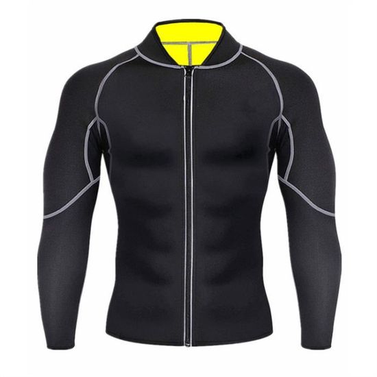 Costume De Sudation Homme CHUMIAN - Veste Et Pantalon Sauna, Coupe-vent, Pour Sport Et Perte De Poids