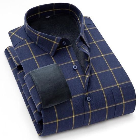 Chemise Homme Bloc de couleur Portrait Col Bouton bas Imprimer Manches