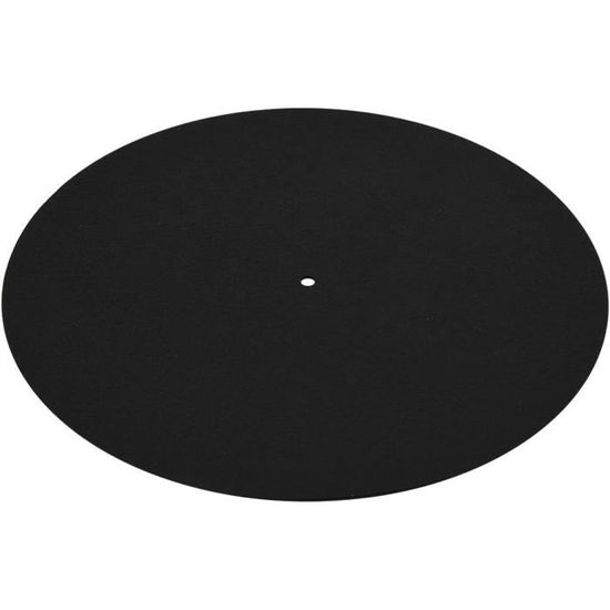 Tapis Antistatique Pour Platine Vinyle - Feutre Noir 290 Mm Diamètre, Réduit Les Vibrations Et Les Rayures | Compatible Pioneer PLZ91/92/93 Et Autres - 8