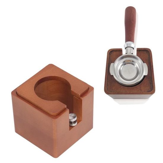 Station De Tamper Double Tête 51/53/58mm En Alliage D'Aluminium – Support Presse Café Expresso Argent