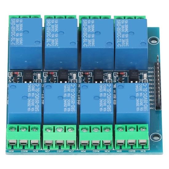 Module Relais 2 Canaux 5V Avec Optocoupleur | Contrôle Haut/Bas - Pour Arduino, Raspberry