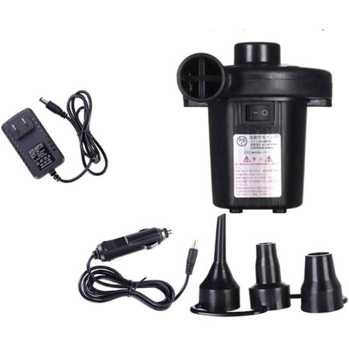 Pompe À Air Électrique Camping Pompe Électrique 12 V Et 240 V Gonfleur - Dégonfleur Pompe Avec 3