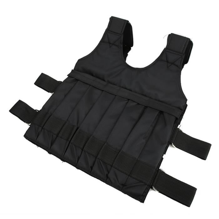 Gilet pesé, gilet de poids 20KG exercice gilet de poids formation formation pour la boxe entraînement de remise en forme en cours