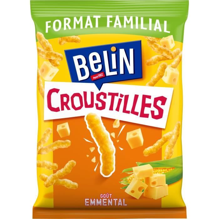 Belin Croustilles goût Emmental Format Familial 138g
