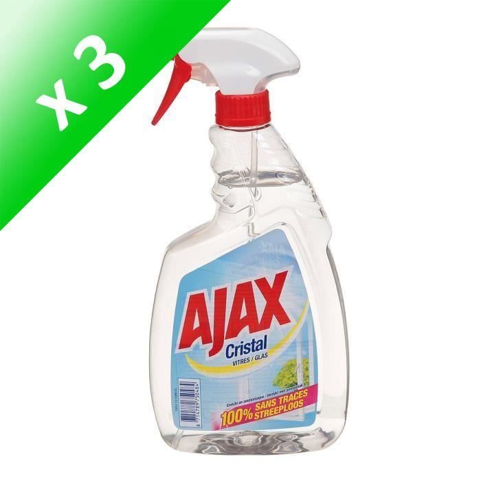 AJAX Spray nettoyant vitres - 750 ml (Lot de 3)