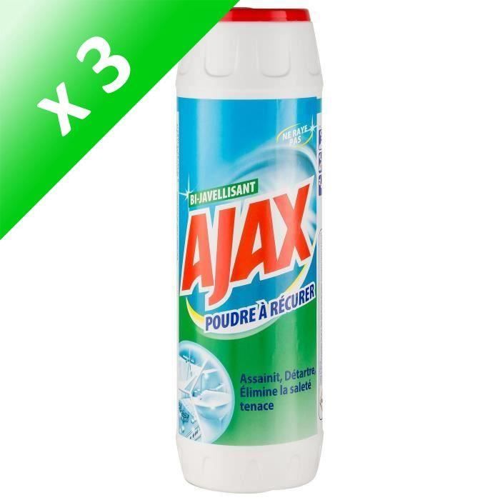 AJAX Poudre bi-javel - 750 g (Lot de 3)