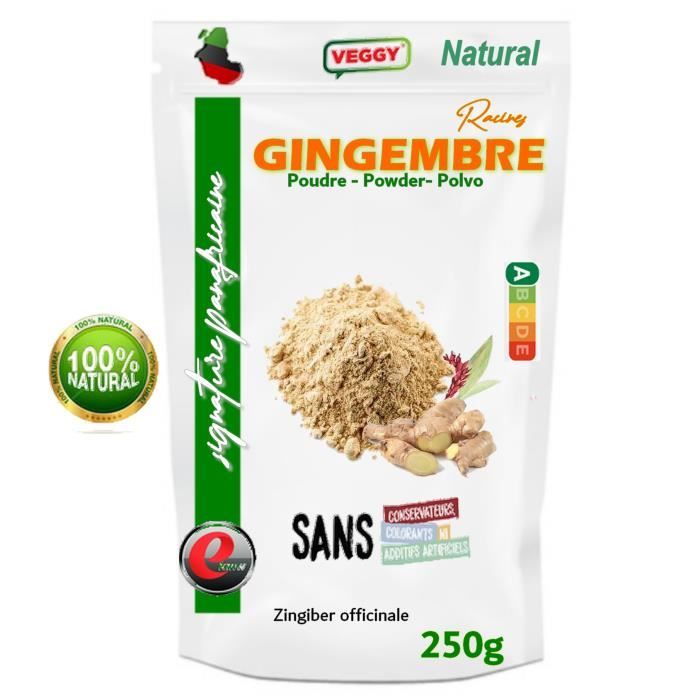 Gingembre en poudre - Signature panafricaine - 200g