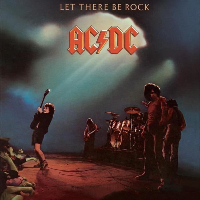 Poster Affiche ACDC Vintage Album Cover Let There Be Rock Hard Rock 31cm x 31cm