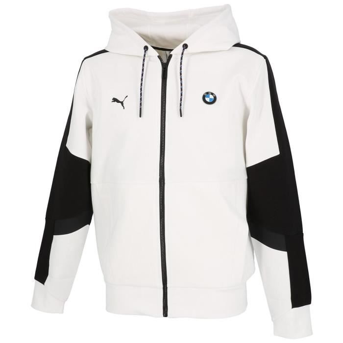 Vestes sweats zippés capuche Bmw mms wht cap jacket - Puma