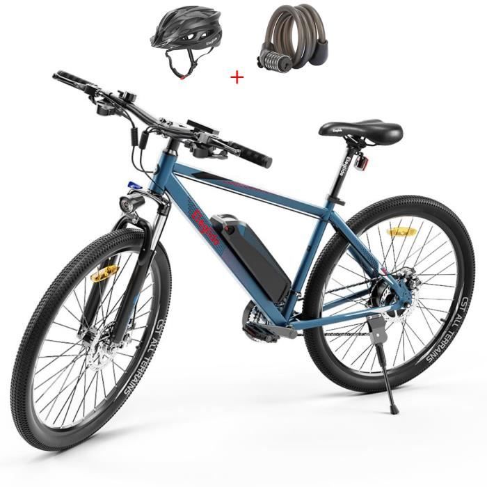 Eleglide M1 VTT Électrique, Vélo Électrique, 250W 36V Moteur, 7.5Ah Batterie Amovible, 27.5 Pouces, 21 Vitesse Max 25km/h