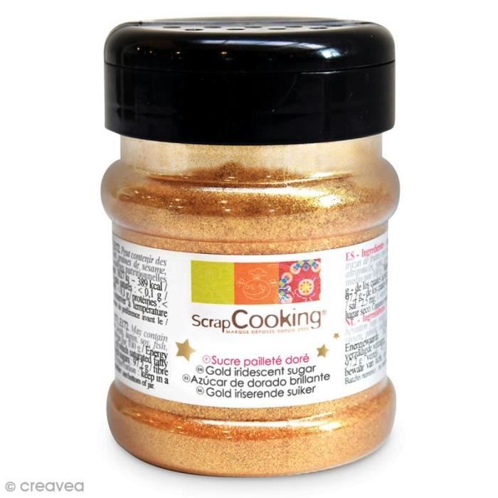 Sucre pailleté doré - 160 g