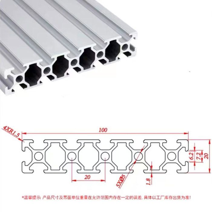 Profilé Aluminium Linéaire 1070 - 800 Mm - Rainure En T - Pour Impression 3D, CNC, Machines DIY - Cadre Structure Métallique