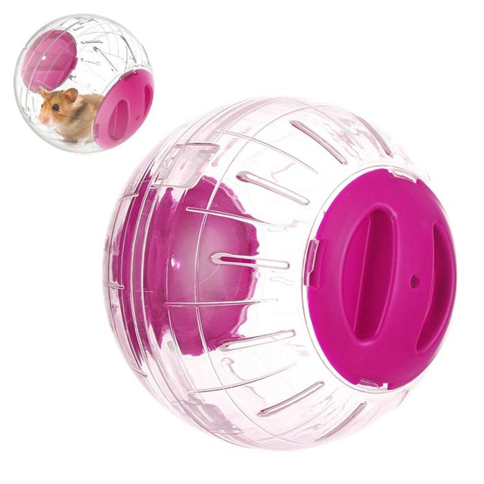 Comparer les prix de Mini balle d'exercice en plastique transparent de 12 cm pour hamster, jouet d'entraînement pour animaux de compagnie