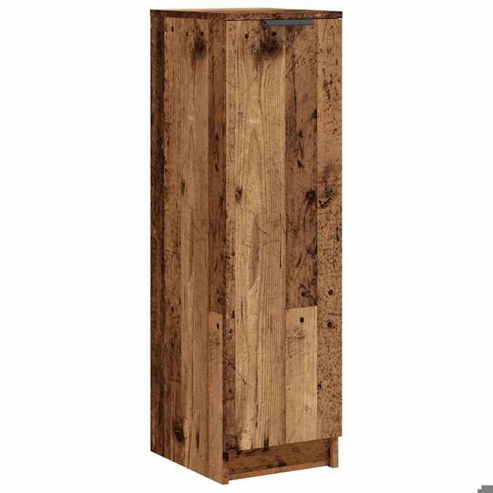 Armoire de rangement pour chaussures - mango - vieux bois 295x35x1005cm bois ingénierie M1212