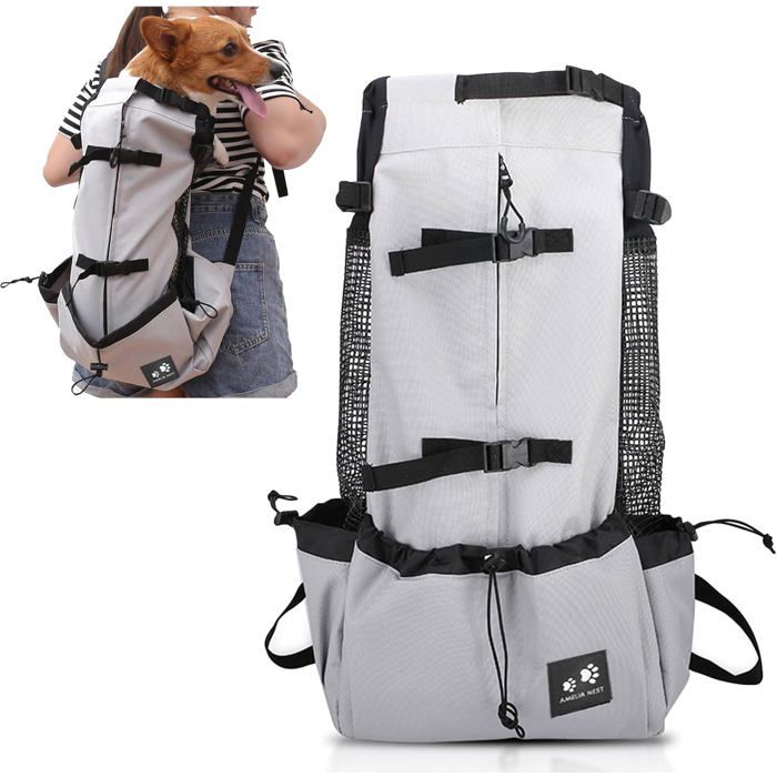 Meilleurs prix pour Sac à Dos pour Chien Randonnée Sac a Dos Transport Chat Chien Moto Respirant éPaule Double Sac à Dos pour Animaux jusqu'à 16,5 kg