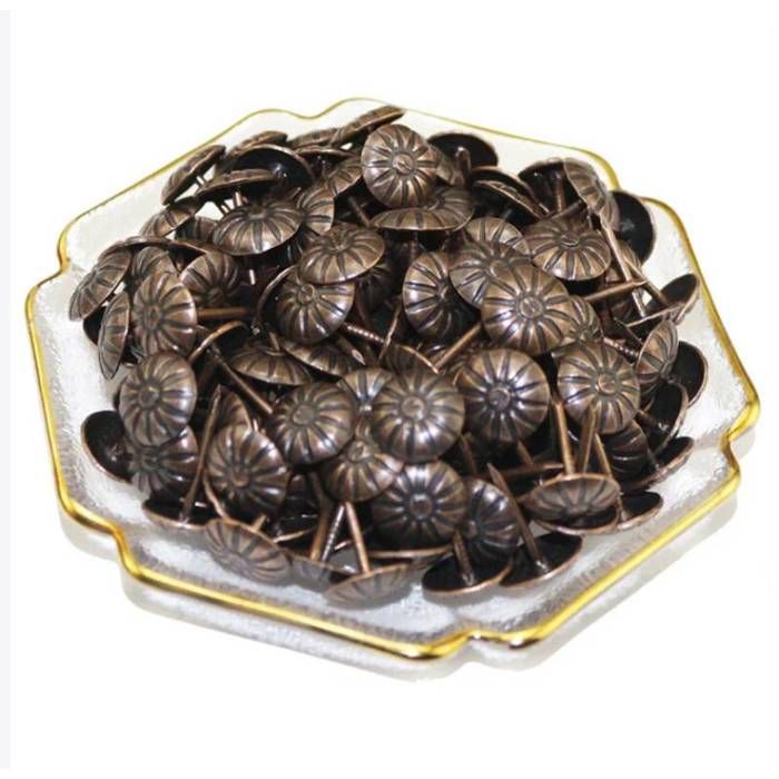 Bronze Clous Décoratifs Décoratifs Meubles Tacks pour Renforcer Et Décorer Canapés Lits Placards Murs Boiseries11x16mm100 Pcs