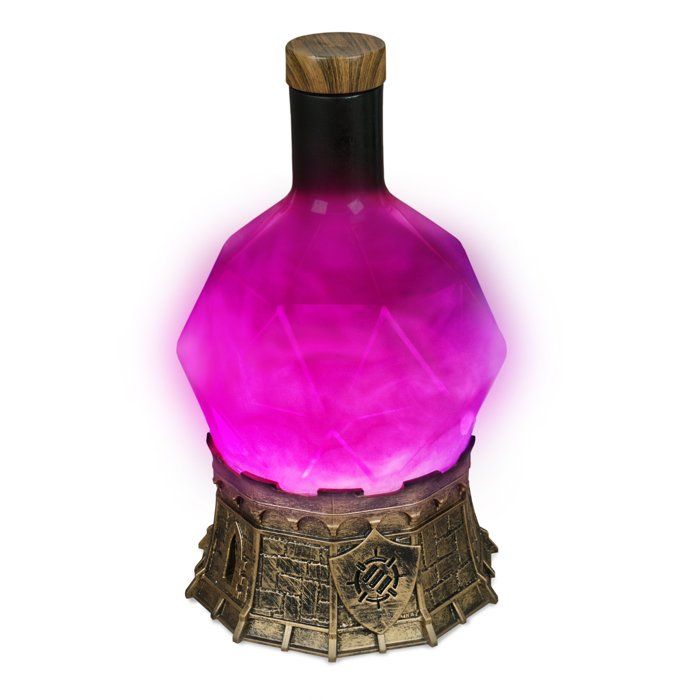 Enhance Gaming Potion Light – Lampe dambiance violette en forme de bouteille effet lumineux tourbillonnant