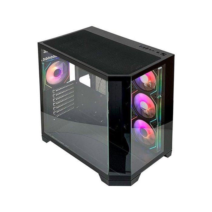 Torre Link Nova Gaming Cristal Templado Sin Marco 10 Ventiladores ATX 400mm RGB - vue 2