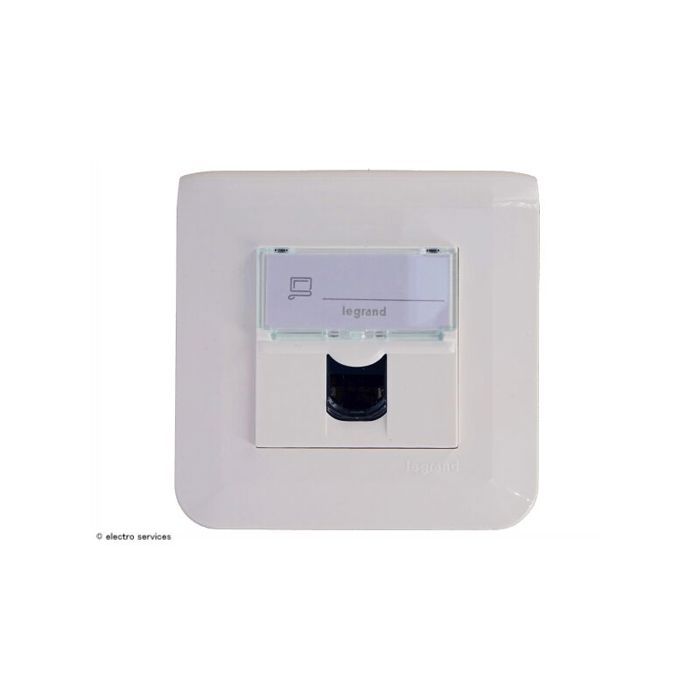 Prise informatique RJ45 Blanc complet Griffes: Sans griffes ...