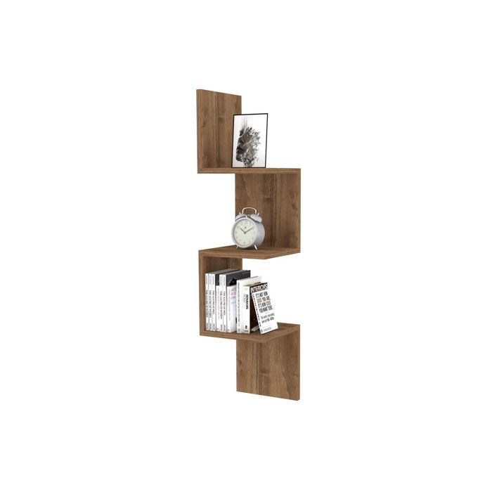 Étagère murale en bois Zikzak - 25 x 25 x