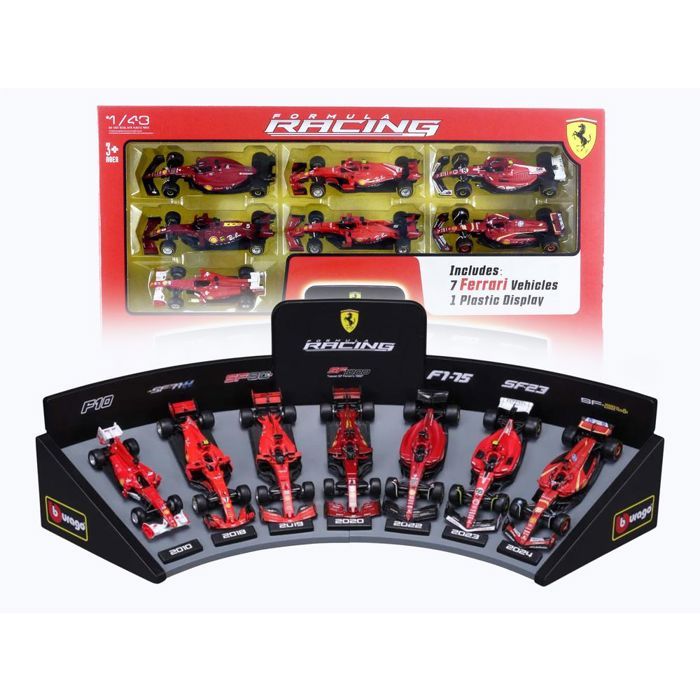 Véhicule miniature - BBURAGO - Ferrari SF90/SF1000/SF21/F1-75/SF23/SF24 - 1/43 - Rouge - Collection Véhicule miniature - BBURAGO - Ferrari SF90/SF1000/SF21/F1-75/SF23/SF24 - 1/43 - Rouge - Collection