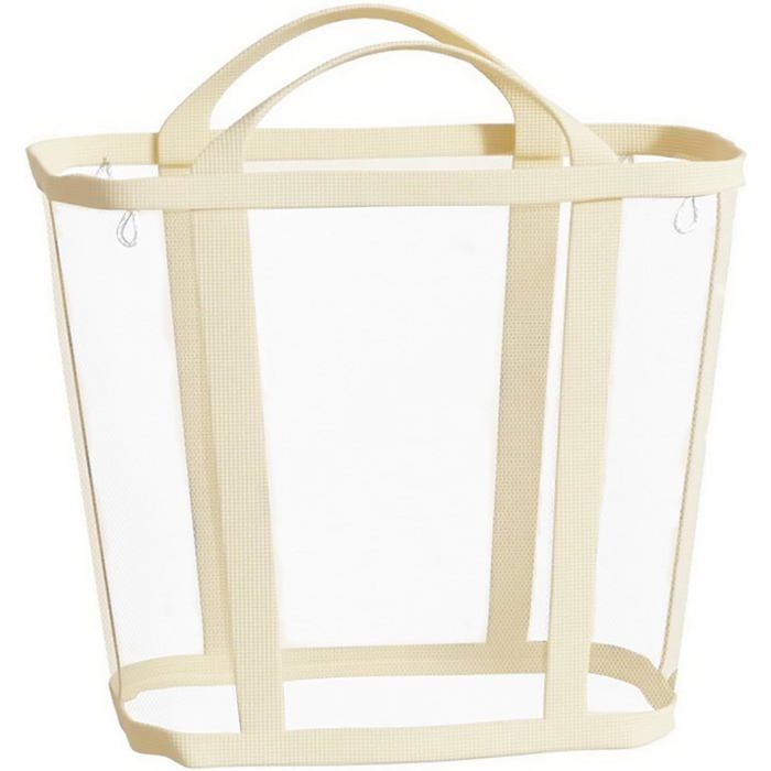 Panier à linge pliable - Panier à linge en nylon avec poignées robustes - Grand sac de plage pliable - Panier de rangement pour le