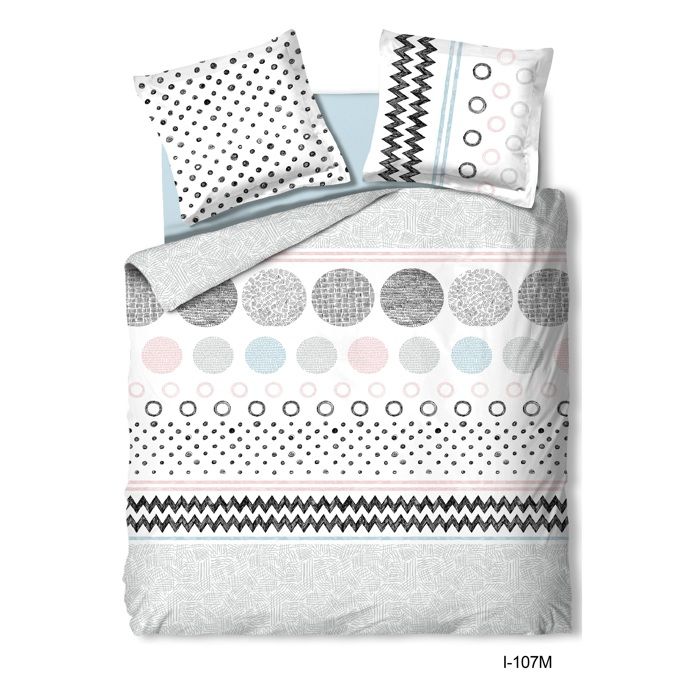 Ensemble housse de couette 6 pcs - UMBERTO RAVELLI - Nano Douce Nuit - 220x240 cm - Drap housse 160x200 cm - Blanc Chine