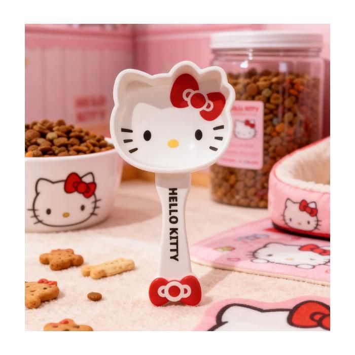 Cuillère doseuse à croquettes Hello Kitty matière PLA cuillère nourriture chien chat environ 70–80g par dose