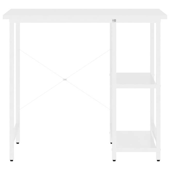 Bureau - vidaXL - Table de travail - MDF - Blanc - 80x40x72 cm 745aqp71h