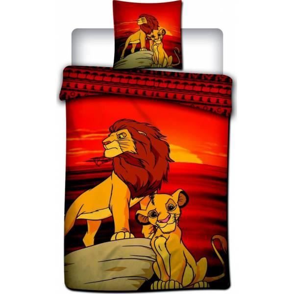 Le Roi Lion Disney Lot De 2 Parures De Lit 1 Personne 140x0 Cm 1 Plaid Roi Lion En Cadeau Cdiscount Maison