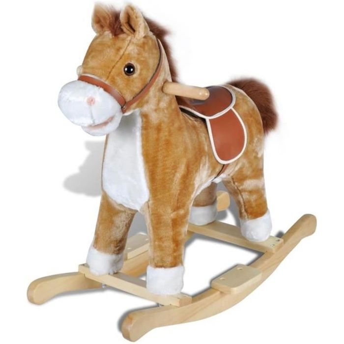 Cheval A Bascule Enfant Bascule Bois Jouet A Bascule Bebe Cdiscount Jeux Jouets