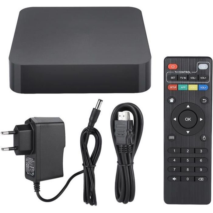 Smart Box TV Décodeur TV Set-Top WIFI TV Box pour MXQ-PRO-H3-1 + 8G Lecteur  multimédia HDMI