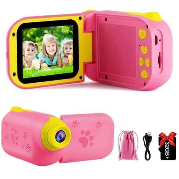 SALUTUYA Caméra vidéo numérique Caméscope numérique portable pour enfants  16X HD avec écran LCD TFT jouet jouets appareil - Cdiscount Jeux - Jouets