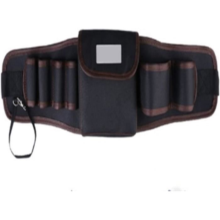 Sac à Outils Grande Capacité En Toile Verte Résistant à L'eau - Fermeture éclair Métal, Modèle BYH-168-3